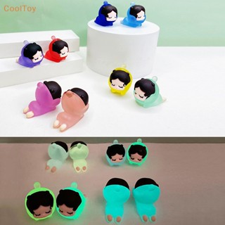 Cooltoy ฟิกเกอร์เรซิ่นเรืองแสงในที่มืด ขนาดเล็ก สําหรับตกแต่งบ้านตุ๊กตา 5 ชิ้น