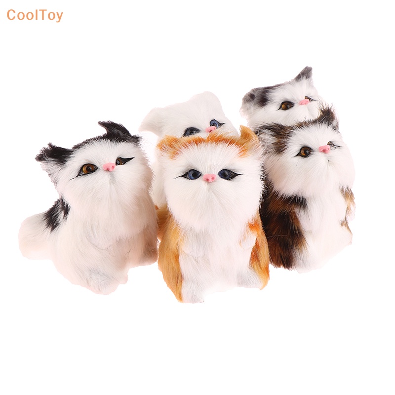 cooltoy-โมเดลตุ๊กตาแมวจําลอง-แบบนิ่ม-ของขวัญวันเกิด-สําหรับเด็กผู้หญิง-1-ชิ้น