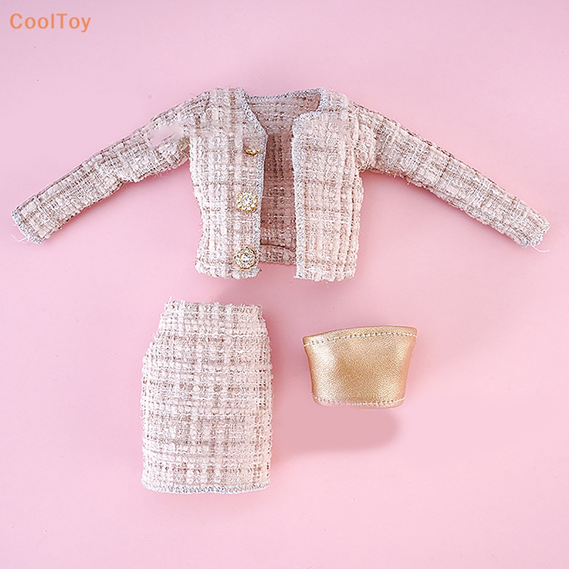 cooltoy-ขายดี-ชุดเสื้อผ้าตุ๊กตา-แฟชั่น-สามชิ้น-30-ซม-1-6-สําหรับตุ๊กตา-1-ชุด