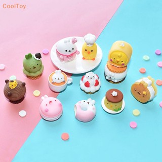 Cooltoy โมเดลเค้ก คุกกี้ ขนมหวาน ขนาดเล็ก สําหรับตกแต่งบ้านตุ๊กตา 10 ชิ้น