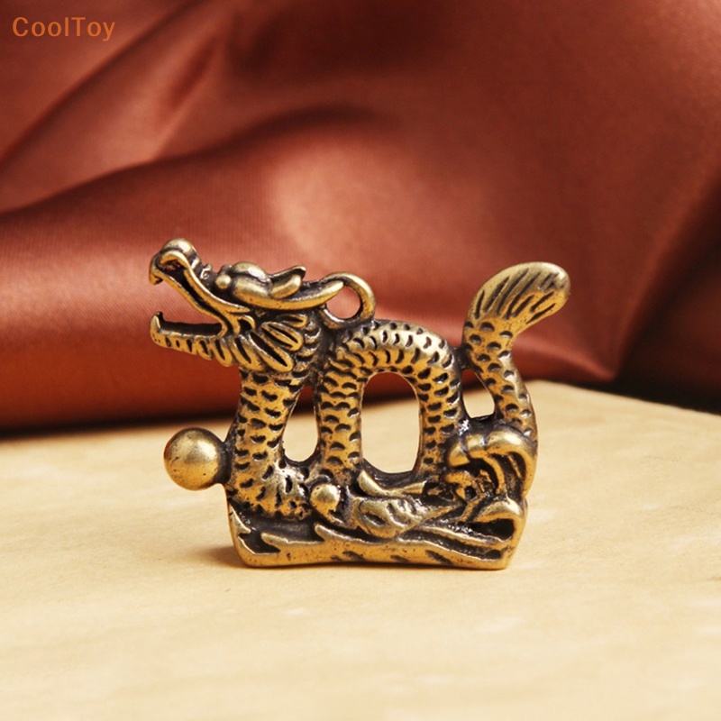 cooltoy-พวงกุญแจทองเหลือง-จี้รูปมังกรราศีจีน-สัตว์ประจําตํานาน-สัตว์ประหลาด-สําหรับแขวนกระเป๋าผู้หญิง-ขายดี