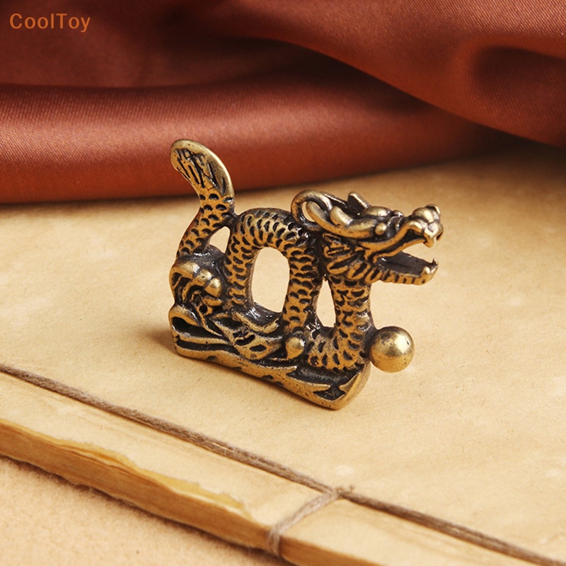 cooltoy-พวงกุญแจทองเหลือง-จี้รูปมังกรราศีจีน-สัตว์ประจําตํานาน-สัตว์ประหลาด-สําหรับแขวนกระเป๋าผู้หญิง-ขายดี