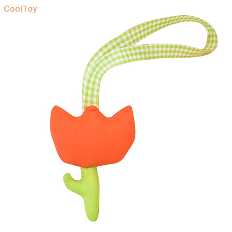 cooltoy-พวงกุญแจ-จี้รูปดอกทิวลิปน่ารัก-คละสี-สําหรับห้อยกระเป๋า