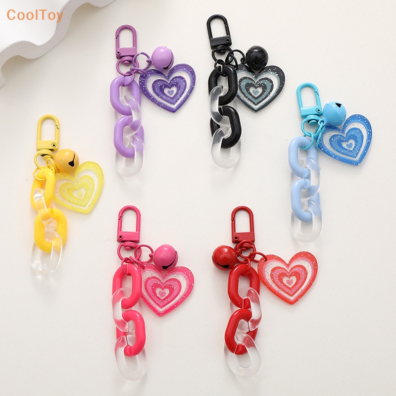 cooltoy-พวงกุญแจ-จี้เรซิ่น-รูปหัวใจ-พร้อมกระดิ่ง-พลาสติก-หลากสีสัน-สร้างสรรค์-เครื่องประดับแฟชั่น-สําหรับผู้หญิง-ขายดี