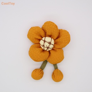 Cooltoy จี้ผ้าฝ้าย รูปดอกทานตะวัน สําหรับแขวนตกแต่งรถยนต์ 1 ชิ้น