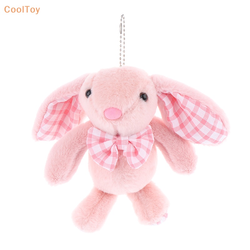 cooltoy-พวงกุญแจตุ๊กตากระต่ายน่ารัก-ผ้ากํามะหยี่ขนนิ่ม-จี้การ์ตูนกระต่าย-ของขวัญสําหรับเด็ก