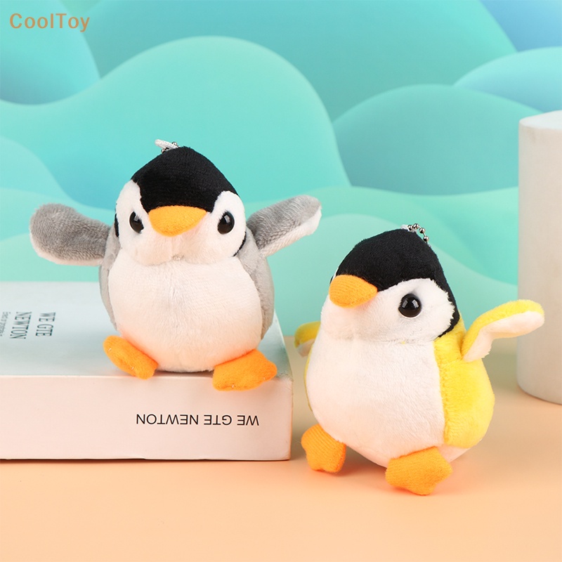 cooltoy-พวงกุญแจ-จี้ตุ๊กตาเพนกวินน่ารัก-แบบนิ่ม-ขนาด-10-ซม-เหมาะกับของขวัญวันเกิด-สําหรับเด็กผู้หญิง