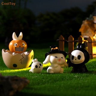 Cooltoy พวงกุญแจ จี้ตุ๊กตาฟักทองผี กระต่ายน่ารัก สร้างสรรค์ สําหรับแขวนกระเป๋า กุญแจรถยนต์ ของขวัญเด็ก