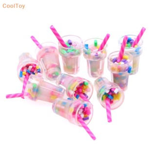 Cooltoy ขายดี แก้วชานมเรซิ่น ขนาดเล็ก อุปกรณ์เสริม สําหรับตกแต่งบ้านตุ๊กตา ob11 5 ชิ้น