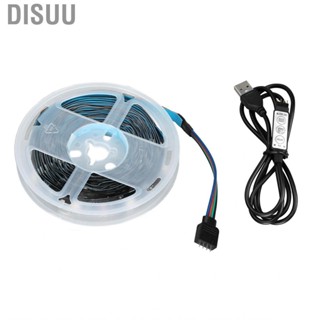 Disuu RGB Strip Lights 5V USB  W/3 Button Functions For Bedroom US