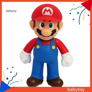 Baby ฟิกเกอร์ PVC รูป Super Mario Brothers น่ารัก ขนาด 12 ซม. สําหรับตกแต่งโต๊ะ ของสะสม