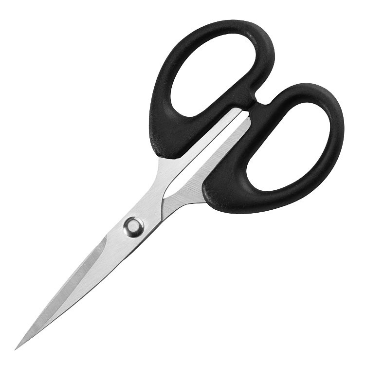 spot-second-hair-stainless-steel-scissors-household-scissors-plastic-handle-student-scissors-stationery-scissors-handmade-office-small-scissors-2-yuan-store-supply-8-cc