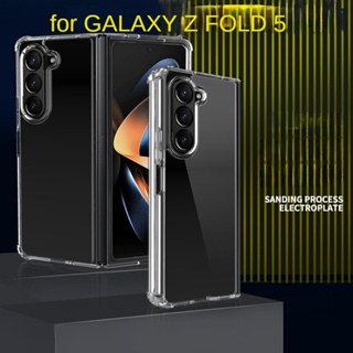 เคสโทรศัพท์ TPU แบบใส ฝาพับ กันกระแทก สําหรับ Samsung Galaxy Z Fold 5 Samsung Z Fold5