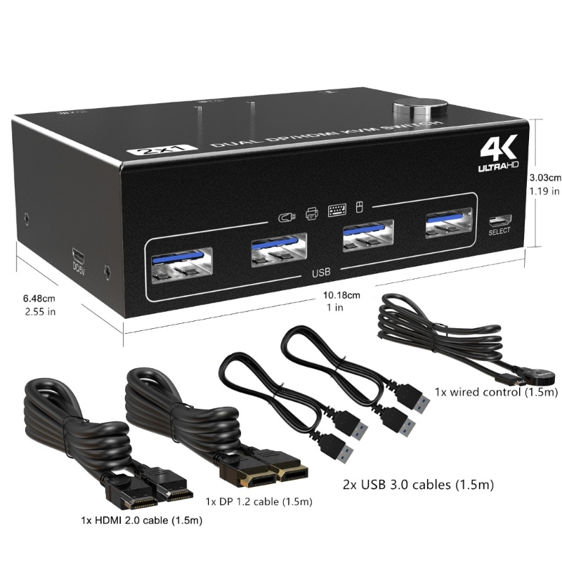 ลดราคาสูง-aodysin-th-สวิตช์พอร์ต-kvm-โลหะ-ความละเอียดสูง-ประสิทธิภาพสูง