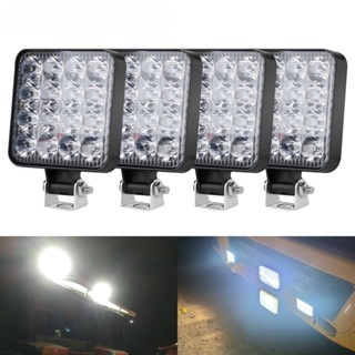 ไฟสปอตไลท์ LED 4X4 12V 24V สําหรับรถจี๊ป รถบรรทุก รถแทรกเตอร์ SUV ATV