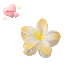 Purelove&gt; กิ๊บติดผม รูปดอกไม้ ดอกพลัมเมอเรีย สไตล์วินเทจ สีสันสดใส เครื่องประดับผม แฟชั่นสําหรับผู้หญิง