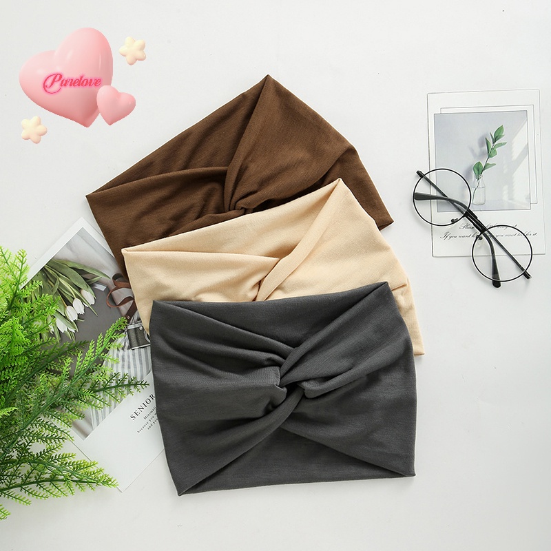 purelove-gt-boho-ผ้าโพกหัว-ผ้าฝ้ายนุ่ม-สีพื้น-สไตล์วินเทจ-สําหรับผู้หญิง