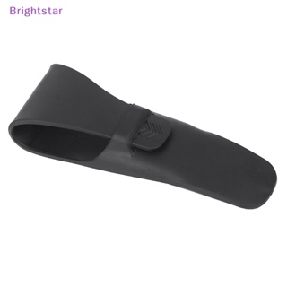 Brightstar แบบพกพา ซิลิโคน สีดํา ตรง มีดโกน กระเป๋าโกน ที่ใส่ ฝาครอบ เคส กล่อง ใหม่