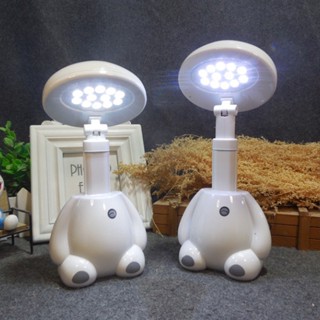[พร้อมส่ง ของถึงไทยเเล้ว]โคมไฟตั้งโต๊ะการ์ตูนขนาดเล็ก โคมไฟการเรียนรู้ ชาร์จและพับเก็บได้ LED16
