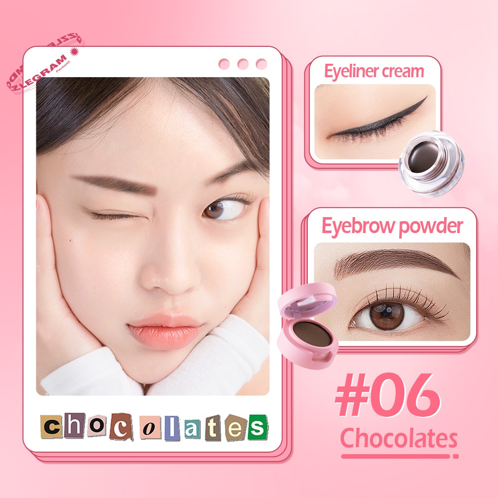 spot-second-hair-saniye-cross-border-spot-eyebrow-cream-eyebrow-powder-two-in-one-with-brush-easy-color-development-waterproof-anti-sweat-eyebrow-dye-cream-with-eyebrow-card-8-cc