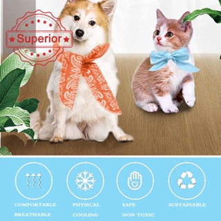 ผ้าพันคอ ระบายความร้อน แฟชั่นฤดูร้อน สําหรับสัตว์เลี้ยง สุนัข แมว N5A8