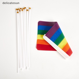 Delicatesun ธงประจําเทศกาลพาเหรด ขนาดเล็ก 10 ชิ้น ต่อแพ็ค