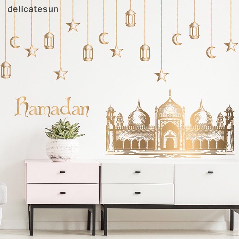 delicatesun-สติกเกอร์-ลาย-eid-mubarak-ramadan-อิสลาม-มุสลิม-สําหรับตกแต่งผนัง-หน้าต่าง-ปาร์ตี้
