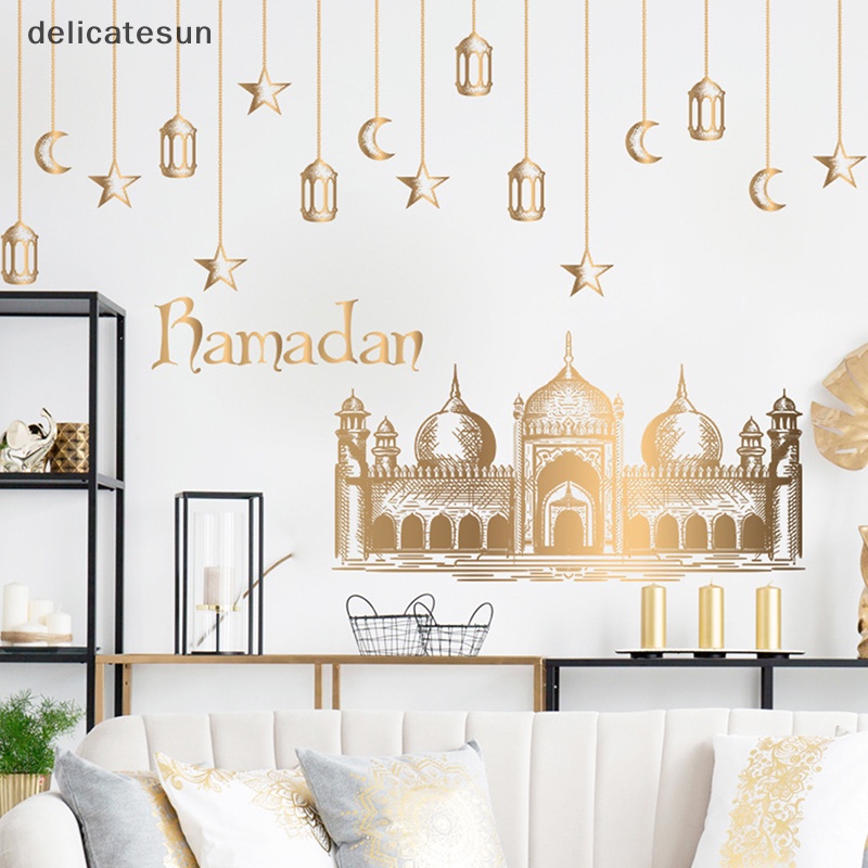 delicatesun-สติกเกอร์-ลาย-eid-mubarak-ramadan-อิสลาม-มุสลิม-สําหรับตกแต่งผนัง-หน้าต่าง-ปาร์ตี้