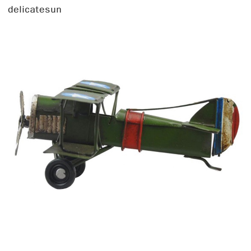 delicatesun-โมเดลเครื่องบินโลหะ-สไตล์เรโทร-สําหรับตกแต่งห้องนอน-ห้องนั่งเล่น