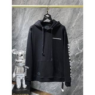 BFCQ Chrome Hearts 23 autumn and winter New letter printed logo flower arm design hooded sweater loose fashion all-match mens and womens same style