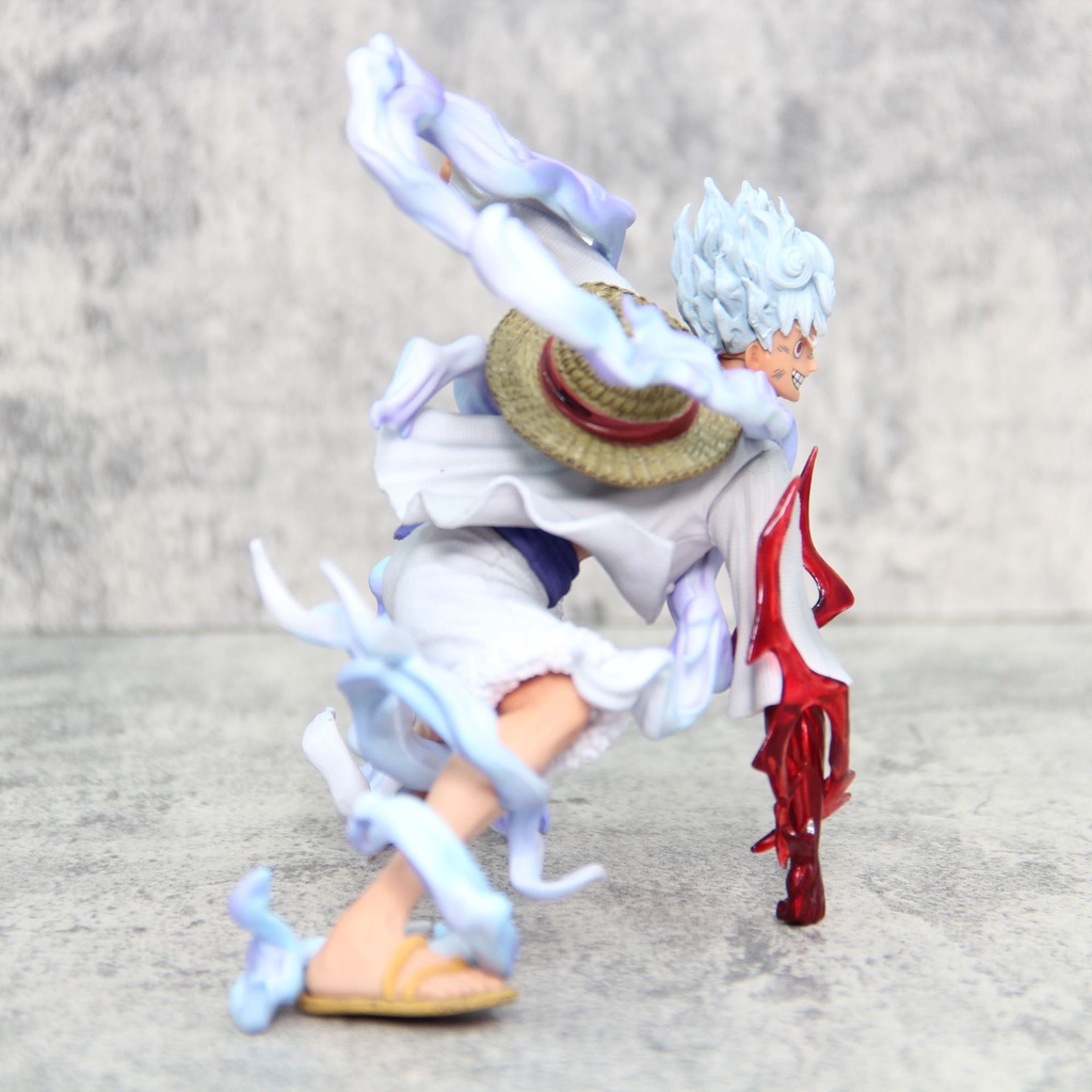 โมเดลฟิกเกอร์-pvc-รูปปั้นอนิเมะ-one-piece-luffy-nika-sun-god-ขนาด-19-ซม-ของเล่นสําหรับเด็ก