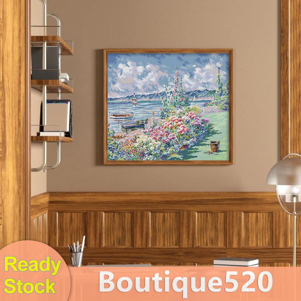 boutique520-th-ชุดปักครอสสติตช์-ผ้าฝ้าย-14ct-พิมพ์ลายดอกไม้