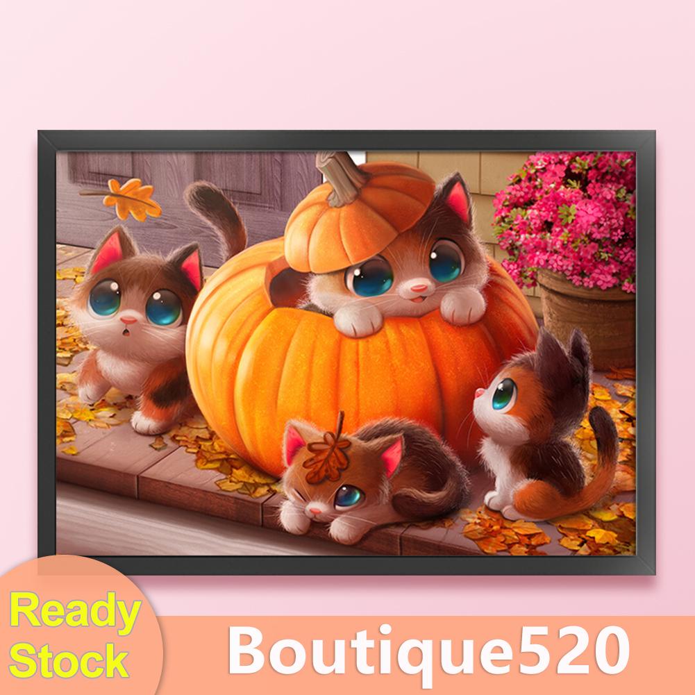 boutique520-th-ชุดปักครอสสติตช์-ผ้าฝ้าย-11ct-พิมพ์ลายแมว-เป็นมิตรกับสิ่งแวดล้อม