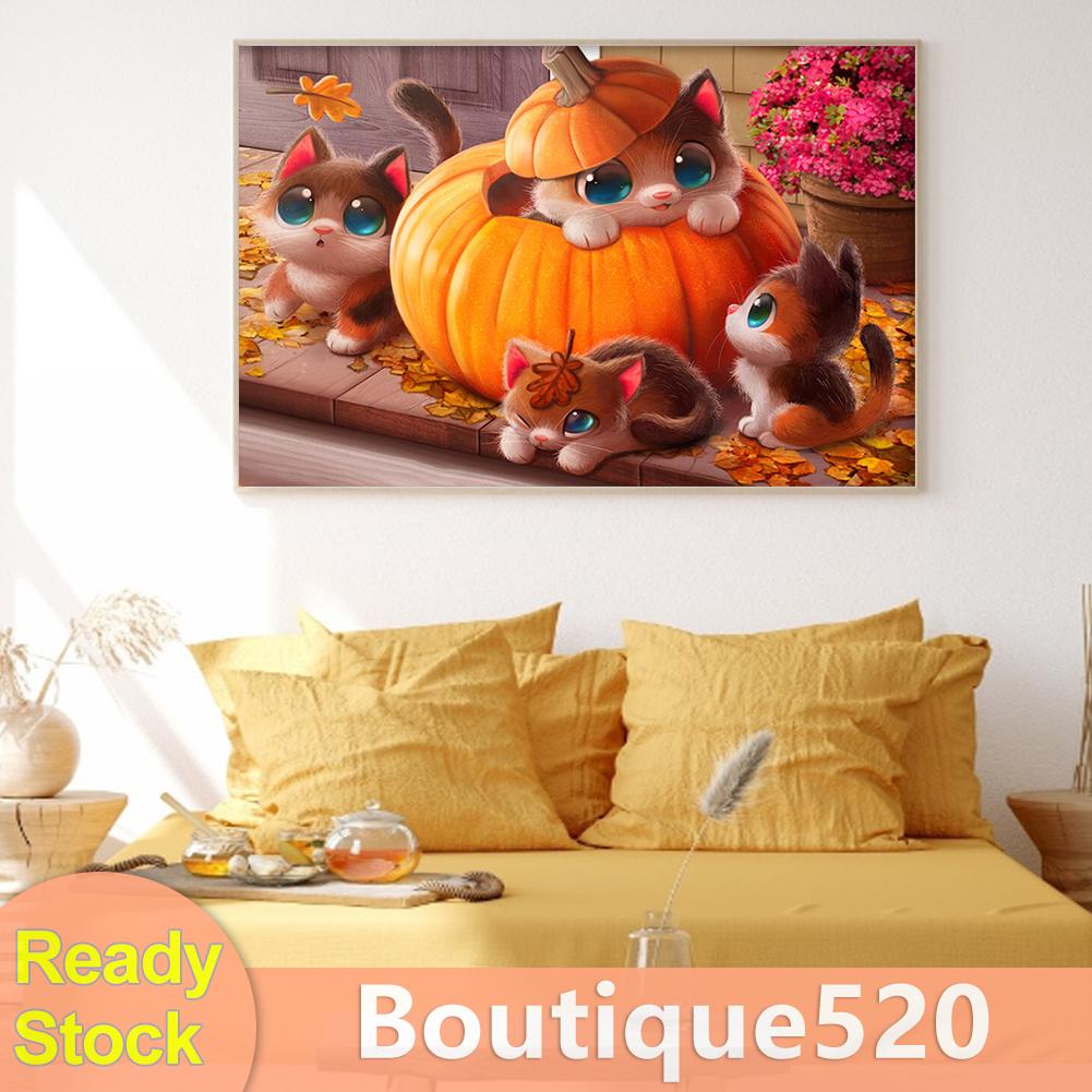 boutique520-th-ชุดปักครอสสติตช์-ผ้าฝ้าย-11ct-พิมพ์ลายแมว-เป็นมิตรกับสิ่งแวดล้อม