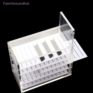 Familiesandhot> กล่องเก็บขนตา ต่อขนตา ที่จัดระเบียบขนตา แผ่นจัดเก็บ ที่ใส่เครื่องมือต่อขนตาได้ดี