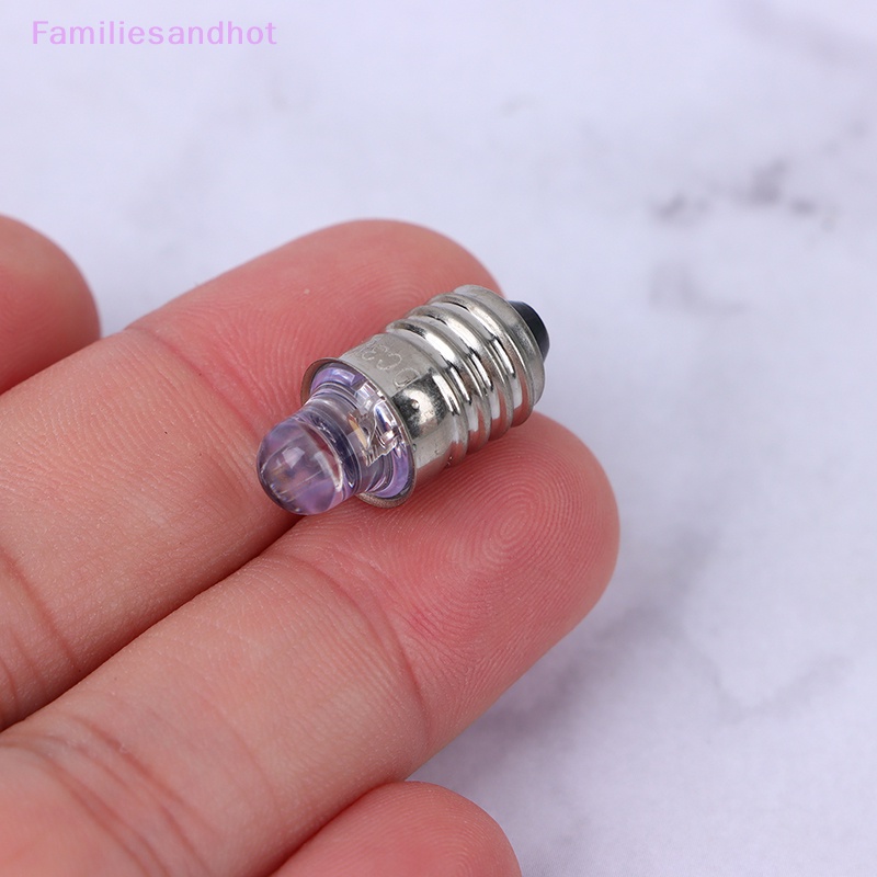 familiesandhot-gt-2-ชิ้น-e10-led-ไฟฉาย-หลอดไฟ-dc-3v-6v-เครื่องดนตรี-หลอดไฟแสดงสถานะ-หลอดไฟเปลี่ยน-หลอดไฟจักรยาน-วอร์มไวท์-อย่างดี