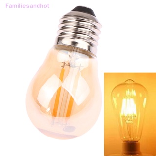 Familiesandhot&gt; หลอดไฟระย้า LED E27 2700K G45 2W 4W 6W สไตล์วินเทจ สําหรับโคมไฟระย้า