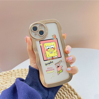 สำหรับ Redmi 10C Redmi Note 10 5G Note 11S 11 Pro เคสโทรศัพท์มือถือแบบนิ่ม ใส บางมาก กันกระแทก ลายสพันจ์บ็อบน่ารัก