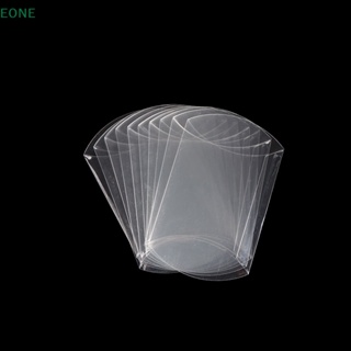 Eone กล่องขนม PVC แบบใส รูปหมอน สําหรับตกแต่ง 10 ชิ้น