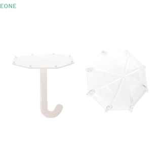 Eone กล่องพลาสติกใส รูปร่ม ขนาดเล็ก สําหรับใส่ขนมหวาน ของขวัญ 12 ชิ้น