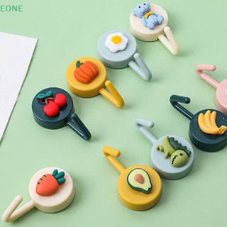 Eone ตะขอแขวนกุญแจ พลาสติก ลายการ์ตูนน่ารัก สําหรับติดผนัง