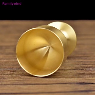 Familywind&gt; แก้วน้ําทองเหลือง ขนาดเล็ก สไตล์เรโทร สําหรับตกแต่งบ้าน