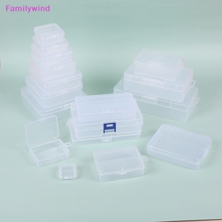 Familywind&gt; กล่องพลาสติกใส PP ทรงสี่เหลี่ยม ขนาด 7.5 ซม. พร้อมฝาปิด สําหรับใส่เครื่องประดับ ดินสอ หน้ากากอนามัย