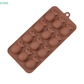 Eone ขายดี แม่พิมพ์ซิลิโคน รูปสับปะรด 3D สําหรับตกแต่งเค้ก ช็อคโกแลต ขนมหวาน ฟองดองท์ DIY