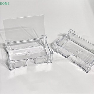 Eone 3 In Card Holder Idol Photocards Protector Desk Shelf Storage Box Transparent Desktop Business Postcard Display Stationery HOT