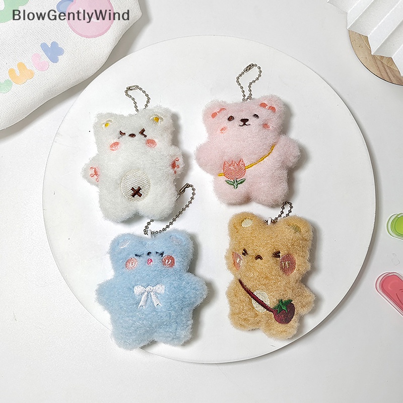 blowgentlywind-พวงกุญแจ-จี้ตุ๊กตาหมีน่ารัก-ขนาดเล็ก-สไตล์เกาหลี-สําหรับเด็ก