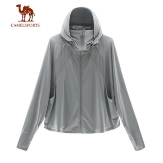 CAMEL SPORTS เสื้อแจ็กเก็ต ผ้าเรยอน ระบายอากาศ ป้องกันรังสียูวี ป้องกันแดด สําหรับผู้หญิง เหมาะกับฤดูร้อน Upf50