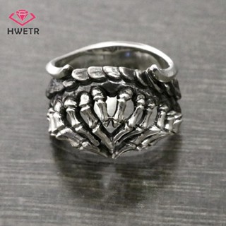 Hwetr เครื่องประดับ แหวน รูปกรงเล็บผี สไตล์โบฮีเมียน พังก์ วินเทจ สําหรับผู้ชาย ผู้หญิง
