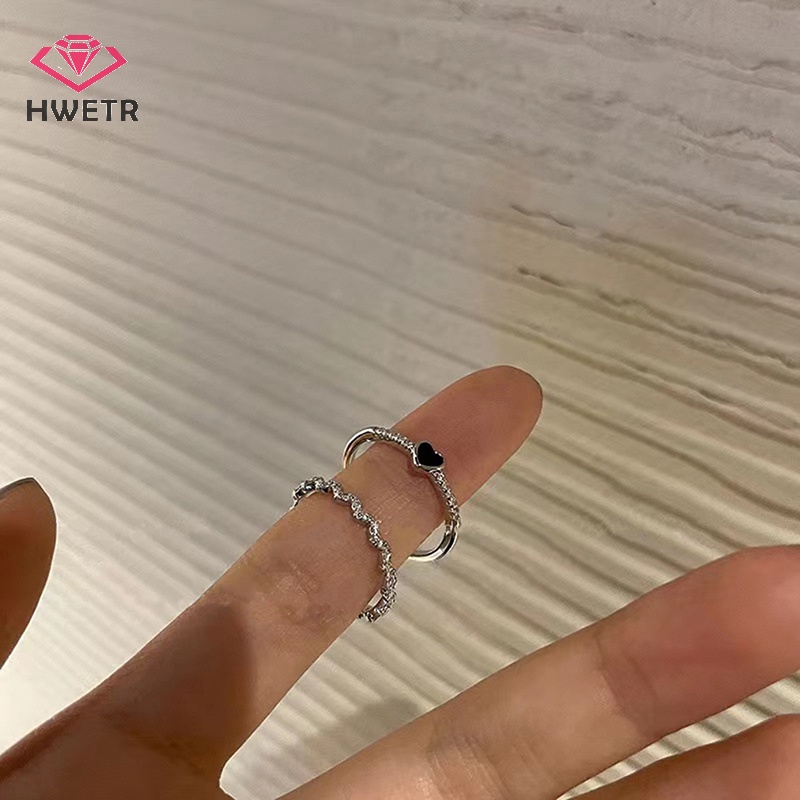 hwetr-ใหม่-แหวนนิ้วชี้-หยดน้ํามัน-สีดํา-ขนาดเล็ก-สําหรับผู้หญิง