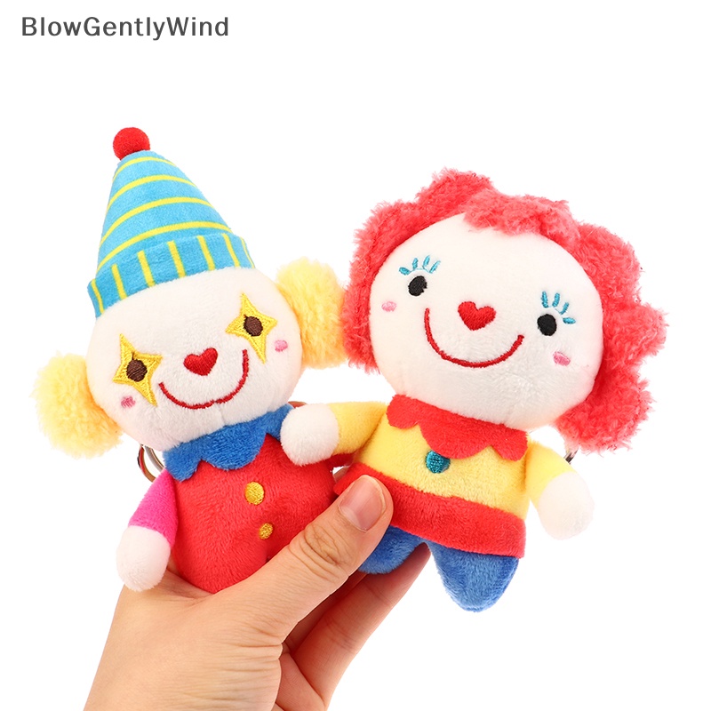 blowgentlywind-พวงกุญแจ-จี้ตุ๊กตาการ์ตูนตัวตลกน่ารัก-1-ชิ้น-bgw